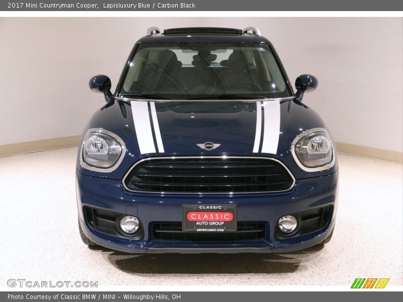 Lapisluxury Blue / Carbon Black 2017 Mini Countryman Cooper