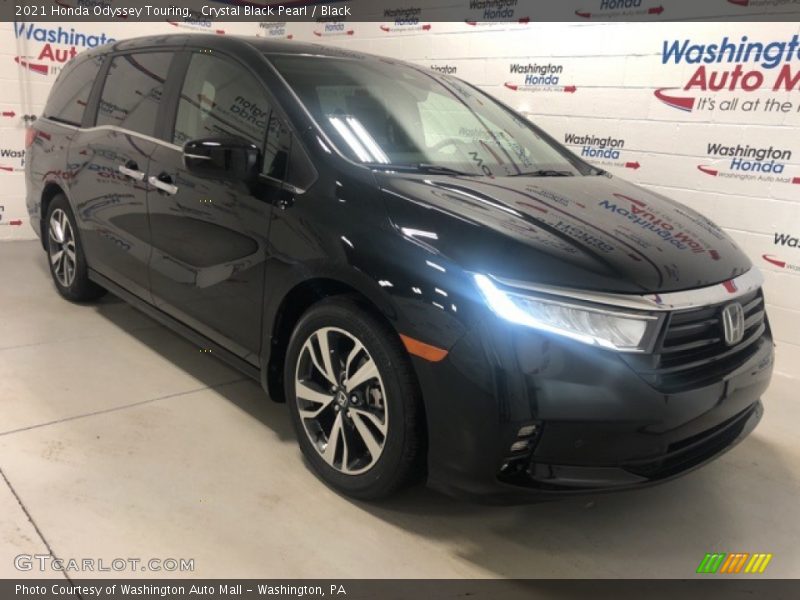 Crystal Black Pearl / Black 2021 Honda Odyssey Touring