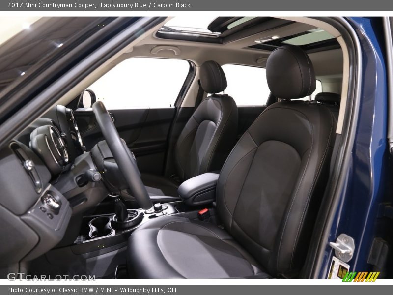 Lapisluxury Blue / Carbon Black 2017 Mini Countryman Cooper