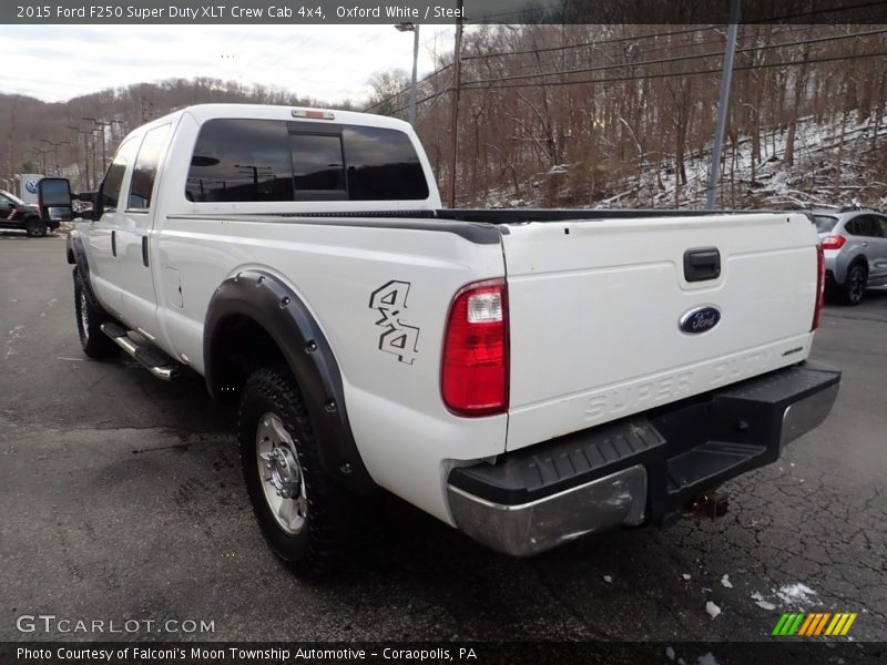 Oxford White / Steel 2015 Ford F250 Super Duty XLT Crew Cab 4x4