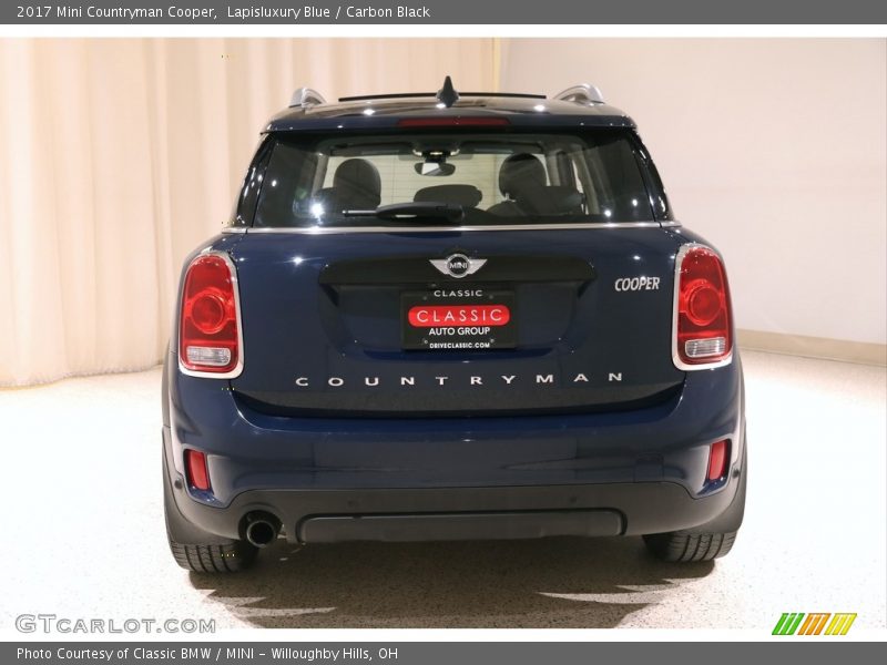 Lapisluxury Blue / Carbon Black 2017 Mini Countryman Cooper