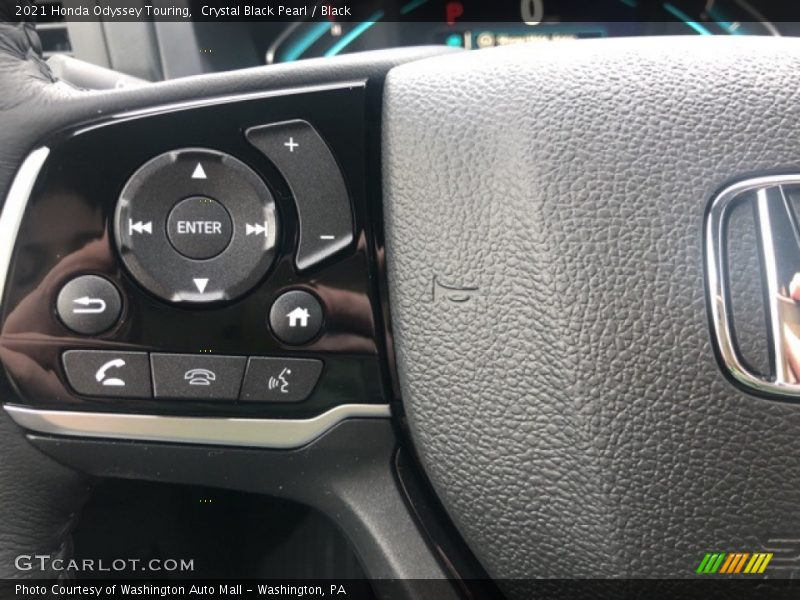 Crystal Black Pearl / Black 2021 Honda Odyssey Touring