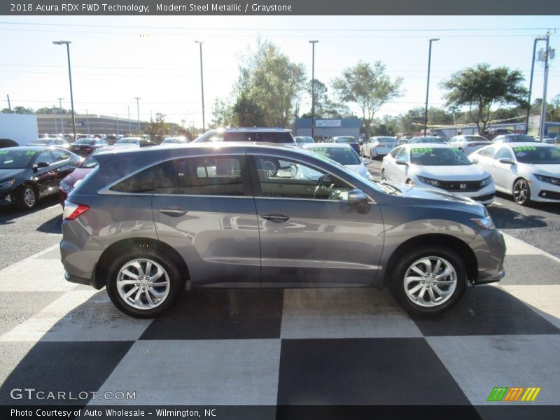 Modern Steel Metallic / Graystone 2018 Acura RDX FWD Technology