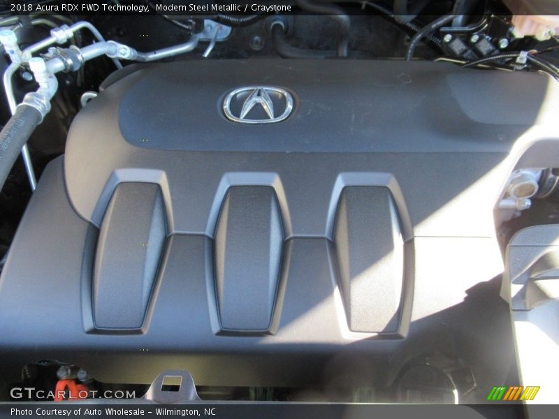 Modern Steel Metallic / Graystone 2018 Acura RDX FWD Technology