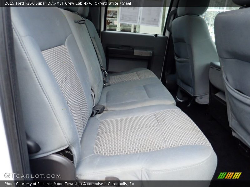 Oxford White / Steel 2015 Ford F250 Super Duty XLT Crew Cab 4x4