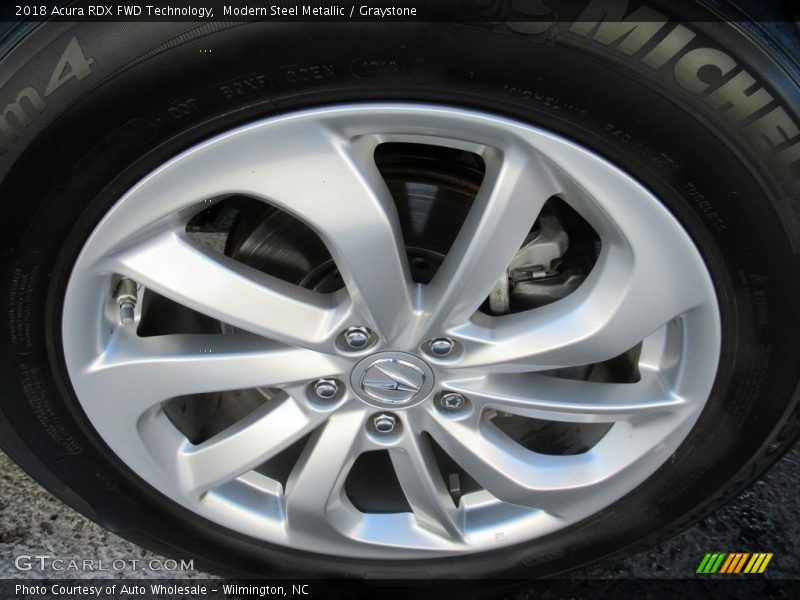 Modern Steel Metallic / Graystone 2018 Acura RDX FWD Technology
