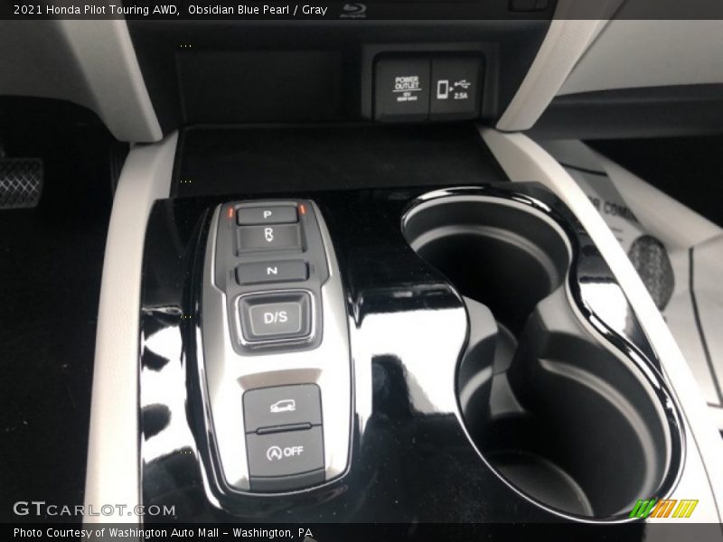 Obsidian Blue Pearl / Gray 2021 Honda Pilot Touring AWD