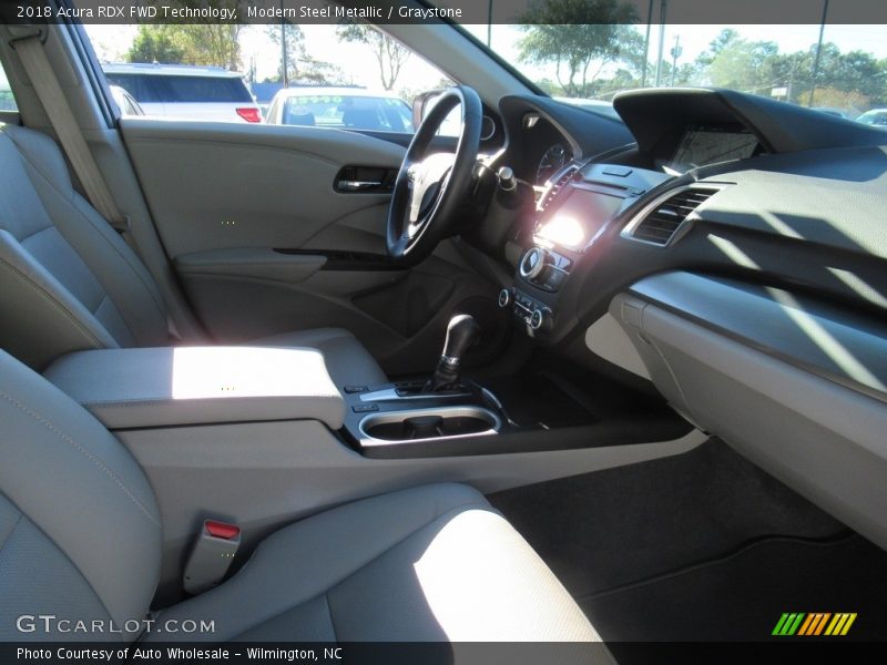 Modern Steel Metallic / Graystone 2018 Acura RDX FWD Technology