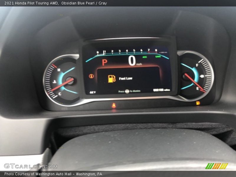 Obsidian Blue Pearl / Gray 2021 Honda Pilot Touring AWD