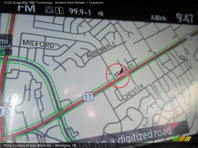 Modern Steel Metallic / Graystone 2018 Acura RDX FWD Technology