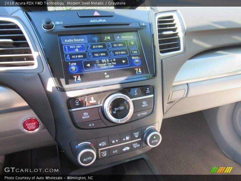 Modern Steel Metallic / Graystone 2018 Acura RDX FWD Technology