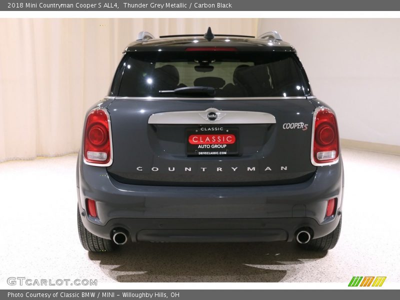 Thunder Grey Metallic / Carbon Black 2018 Mini Countryman Cooper S ALL4