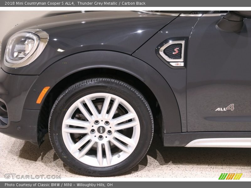 Thunder Grey Metallic / Carbon Black 2018 Mini Countryman Cooper S ALL4