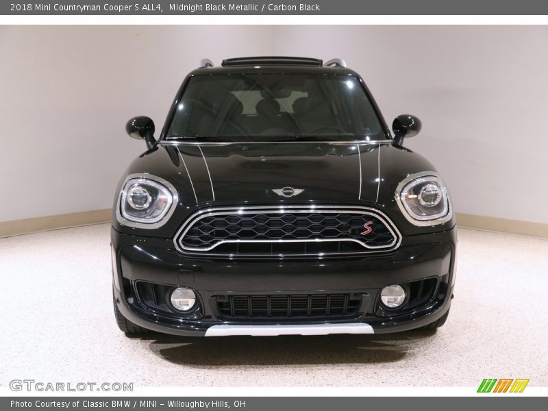 Midnight Black Metallic / Carbon Black 2018 Mini Countryman Cooper S ALL4