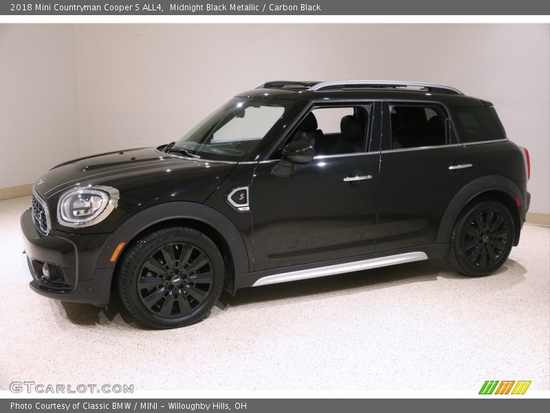 Midnight Black Metallic / Carbon Black 2018 Mini Countryman Cooper S ALL4