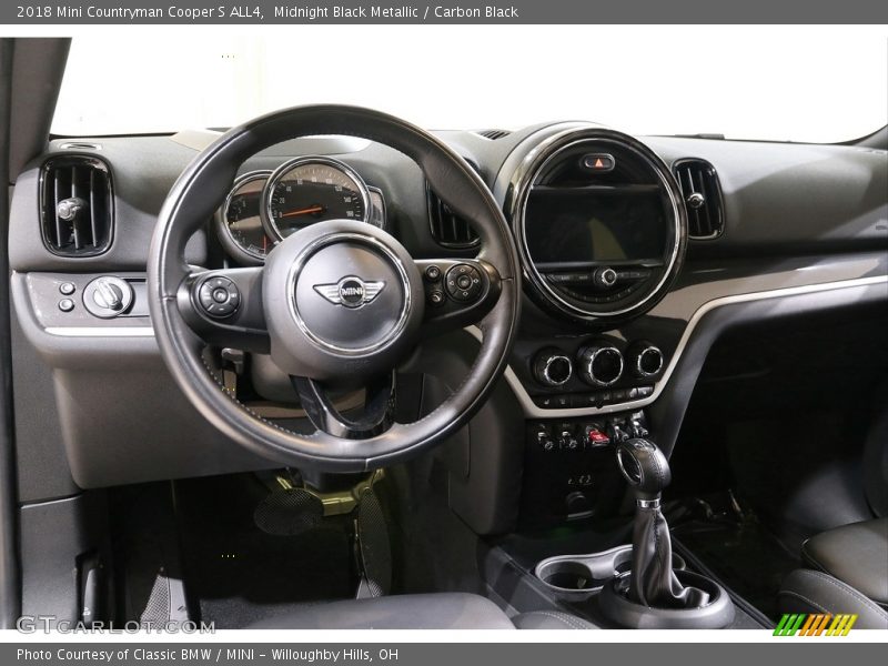 Midnight Black Metallic / Carbon Black 2018 Mini Countryman Cooper S ALL4