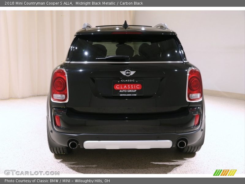 Midnight Black Metallic / Carbon Black 2018 Mini Countryman Cooper S ALL4
