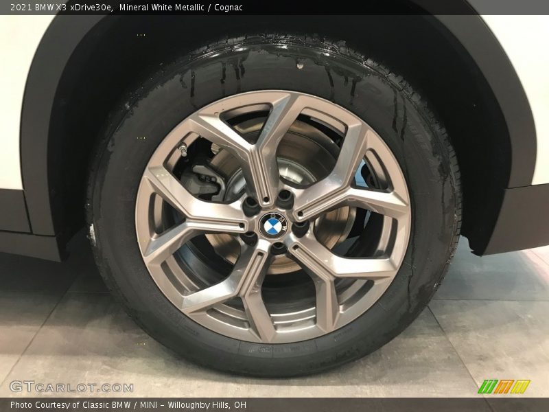 Mineral White Metallic / Cognac 2021 BMW X3 xDrive30e