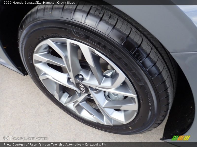 Hampton Gray / Black 2020 Hyundai Sonata SEL