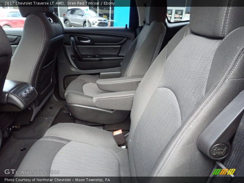 Siren Red Tintcoat / Ebony 2017 Chevrolet Traverse LT AWD