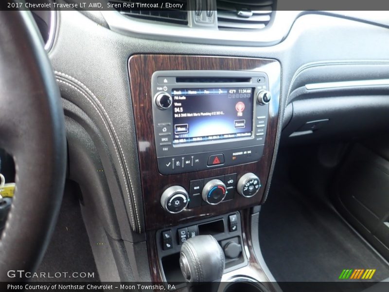 Siren Red Tintcoat / Ebony 2017 Chevrolet Traverse LT AWD