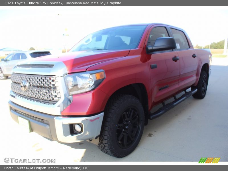Barcelona Red Metallic / Graphite 2021 Toyota Tundra SR5 CrewMax