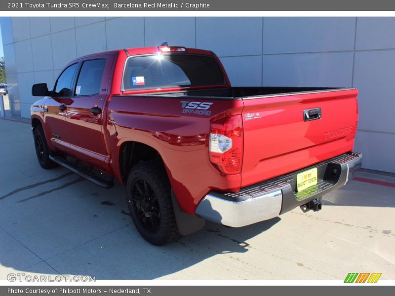 Barcelona Red Metallic / Graphite 2021 Toyota Tundra SR5 CrewMax