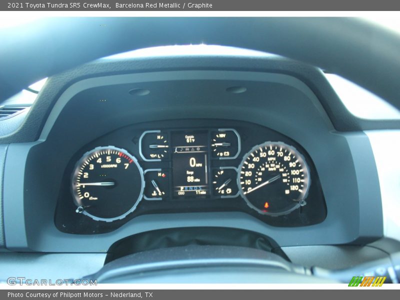 Barcelona Red Metallic / Graphite 2021 Toyota Tundra SR5 CrewMax