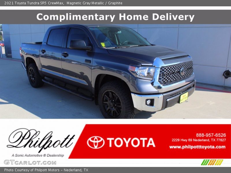 Magnetic Gray Metallic / Graphite 2021 Toyota Tundra SR5 CrewMax