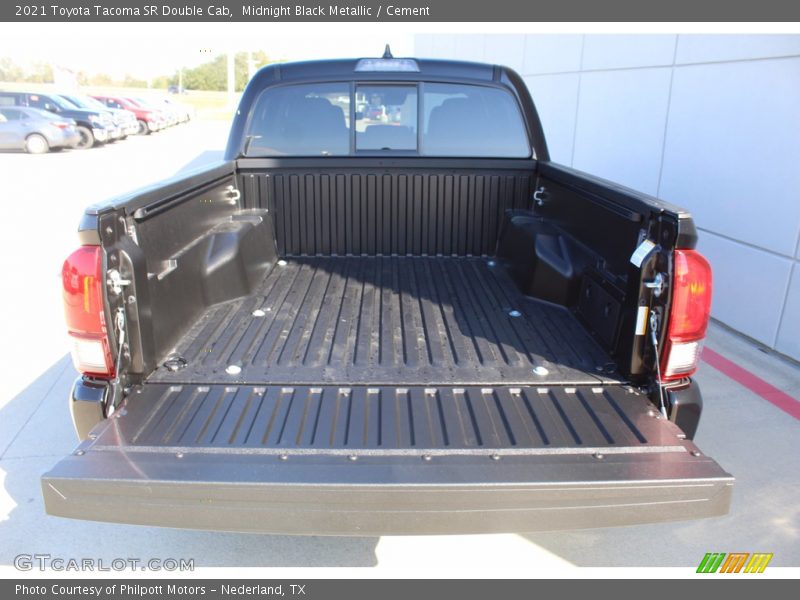 Midnight Black Metallic / Cement 2021 Toyota Tacoma SR Double Cab