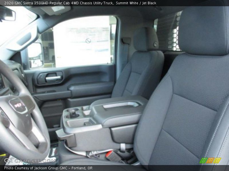 Summit White / Jet Black 2020 GMC Sierra 3500HD Regular Cab 4WD Chassis Utility Truck