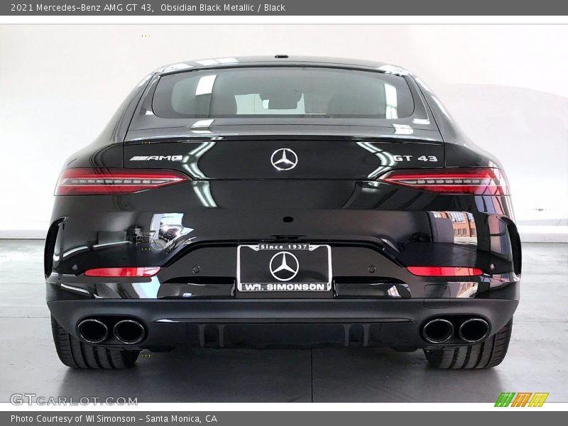 Obsidian Black Metallic / Black 2021 Mercedes-Benz AMG GT 43