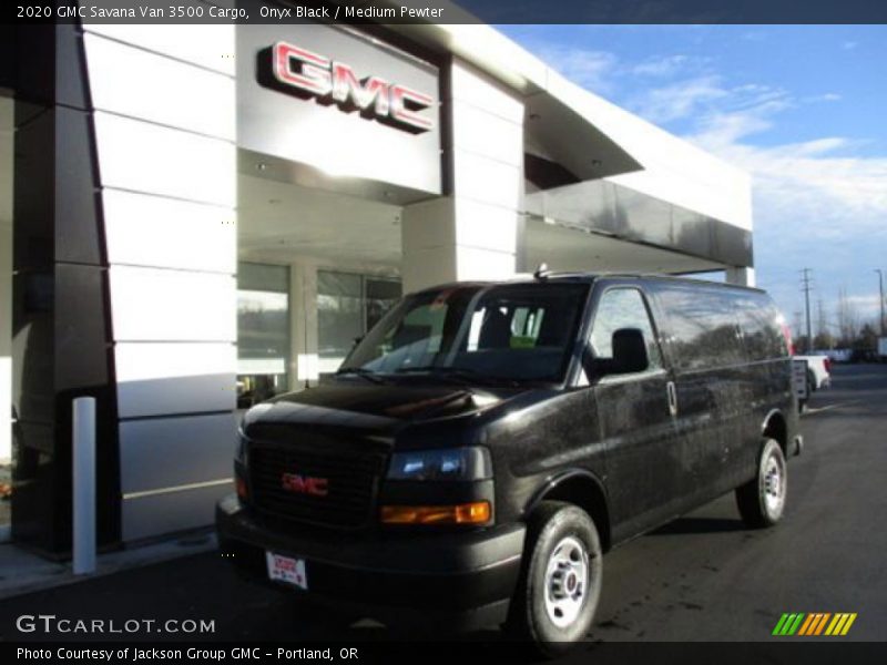 Onyx Black / Medium Pewter 2020 GMC Savana Van 3500 Cargo