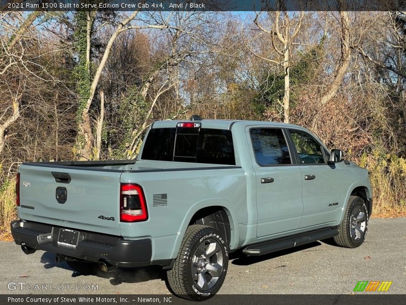 Anvil / Black 2021 Ram 1500 Built to Serve Edition Crew Cab 4x4