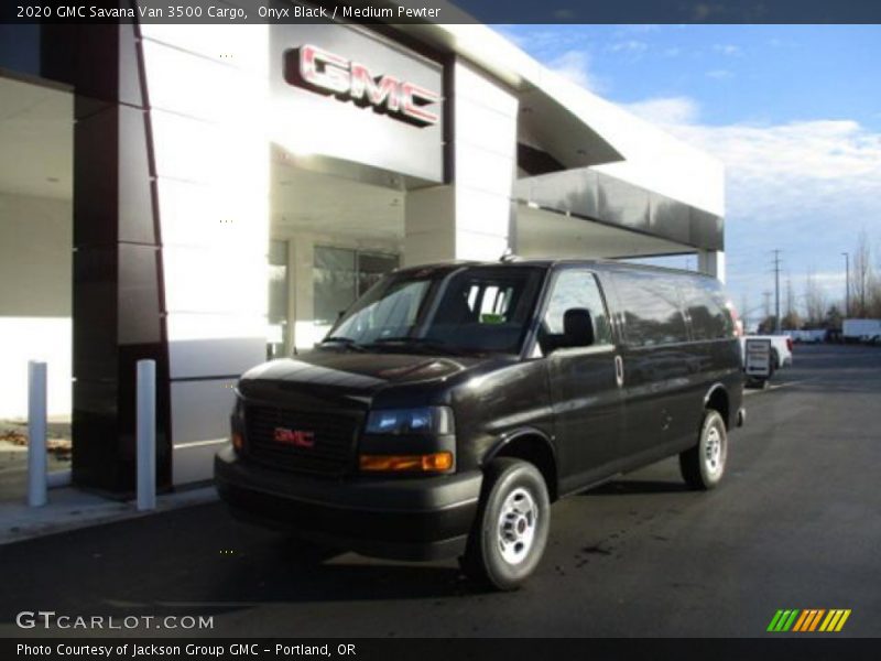 Onyx Black / Medium Pewter 2020 GMC Savana Van 3500 Cargo