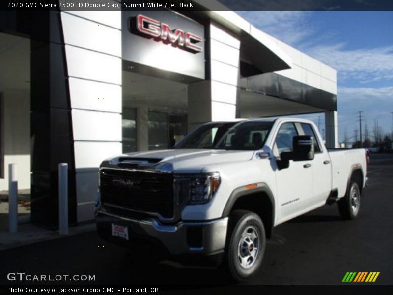 Summit White / Jet Black 2020 GMC Sierra 2500HD Double Cab