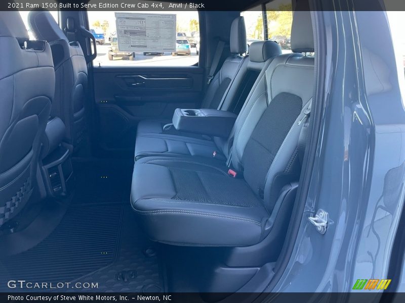 Rear Seat of 2021 1500 Built to Serve Edition Crew Cab 4x4