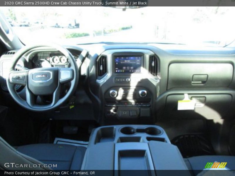 Summit White / Jet Black 2020 GMC Sierra 2500HD Crew Cab Chassis Utility Truck