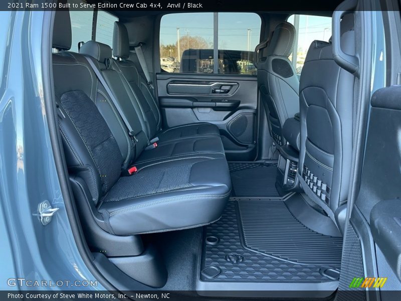 Rear Seat of 2021 1500 Built to Serve Edition Crew Cab 4x4