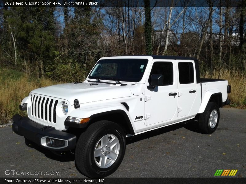 Bright White / Black 2021 Jeep Gladiator Sport 4x4