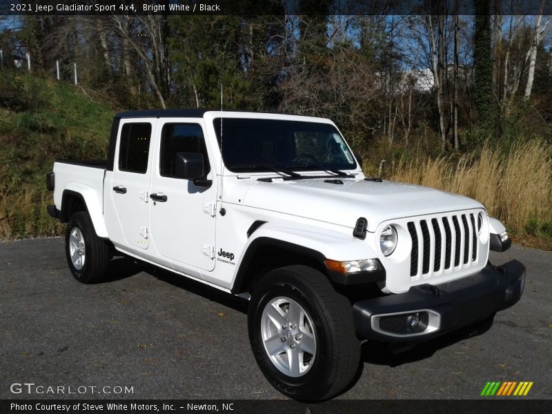 Bright White / Black 2021 Jeep Gladiator Sport 4x4