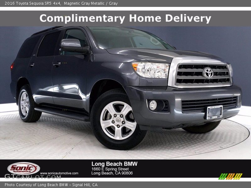 Magnetic Gray Metallic / Gray 2016 Toyota Sequoia SR5 4x4