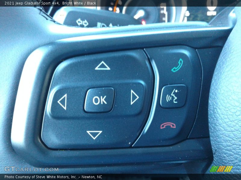 Bright White / Black 2021 Jeep Gladiator Sport 4x4