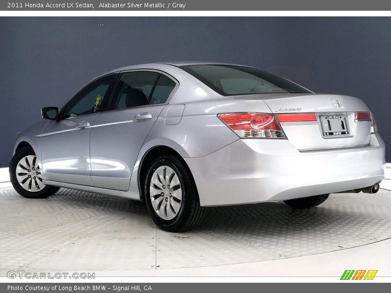 Alabaster Silver Metallic / Gray 2011 Honda Accord LX Sedan