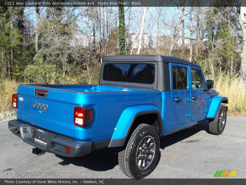 Hydro Blue Pearl / Black 2021 Jeep Gladiator 80th Anniversary Edition 4x4