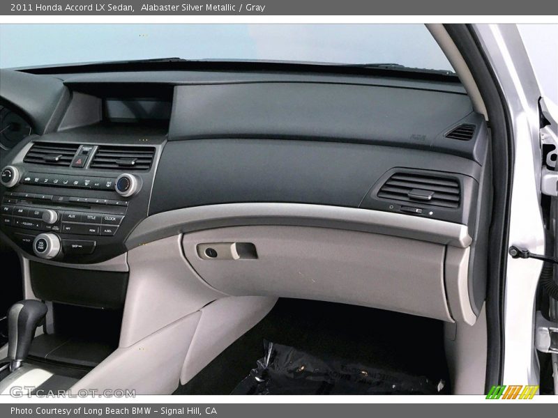 Alabaster Silver Metallic / Gray 2011 Honda Accord LX Sedan