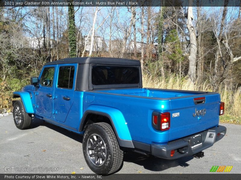 Hydro Blue Pearl / Black 2021 Jeep Gladiator 80th Anniversary Edition 4x4