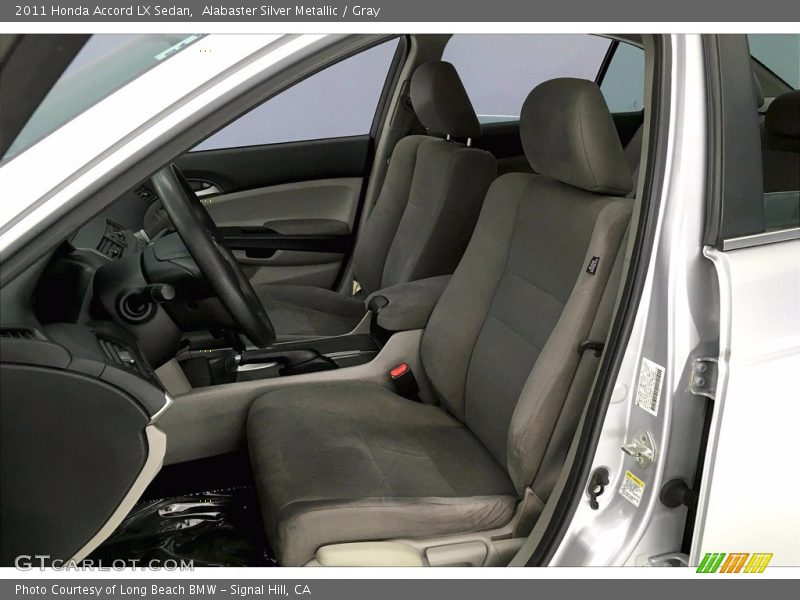 Alabaster Silver Metallic / Gray 2011 Honda Accord LX Sedan