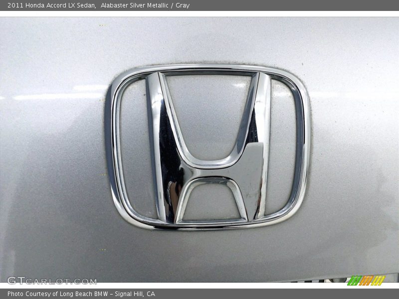 Alabaster Silver Metallic / Gray 2011 Honda Accord LX Sedan