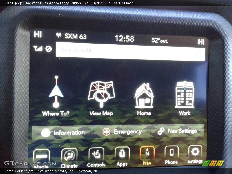 Hydro Blue Pearl / Black 2021 Jeep Gladiator 80th Anniversary Edition 4x4